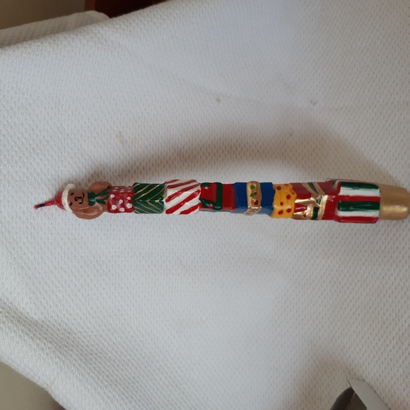 Set of 2 Holiday Teddy Candles - Picture 7 of 7